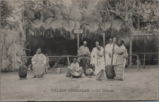 Zoo humain, Exposition coloniale, France, Arras, Cuisine du village sénégalais  