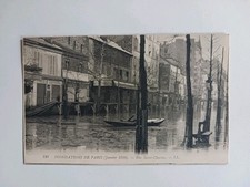 CPA Inondations De Paris Janv 1910 Rue St Charles