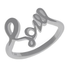 Bague Love en Argent 925 -