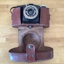 Appareil Photo Bakélite Avec Étui Cuir Photax Boyer Ancien