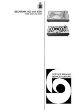 Service Manuel D'Instructions Bang Olufsen Beogram 1202,1300 (5237,5228)