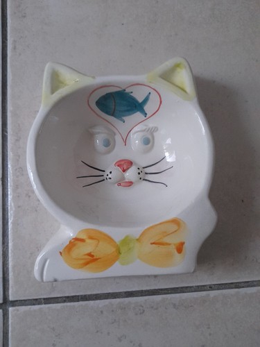 Gamelle chat ceramique - chat,