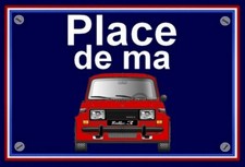 plaque " PLACE DE MA SIMCA