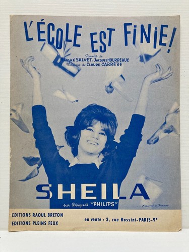 Partition sheila école est - partition, l'école