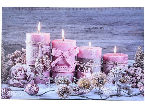 Tableau lumineux effet flamme