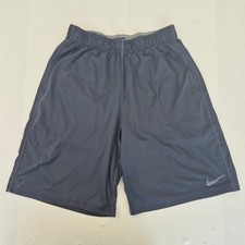 Short Nike moyen bleu marine poches hommes gym respirant vêtements de sport a...