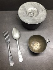 Lot gamelle + fourchette +