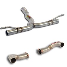 Sortie inox Supersprint Mercedes Classe A W176 1.8 109cv - Montage avec diffuseu