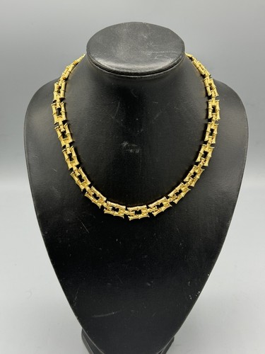 Collier monet métal doré - collier,