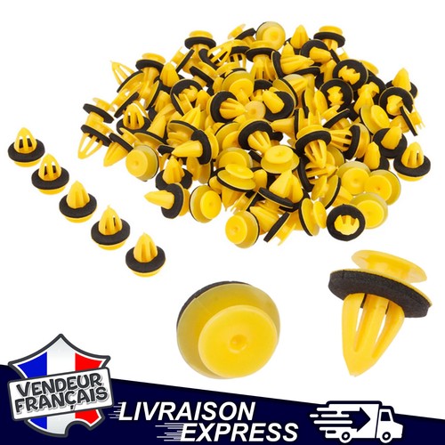 Lot clips fixation panneau - lot,