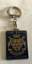 Porte clefs Club Copocléphile-CO-PO-CLÉS -Club Breton-Bretagne-vintage Keychain