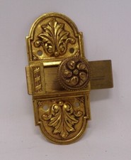 tres beau verrou d'interieur ancien ,  laiton ? parfait état ,  a voir