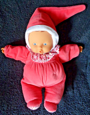 SB2/ DOUDOU PELUCHE POUPEE COROLLE BABIPOUCE 2017 ROBE FLEUR ROSE EXC ETAT