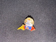 (V4) PINS BADGE ENAMEL VINTAGE COLLECTION MASCOTTE CHOCOLAT SUPER POULAIN