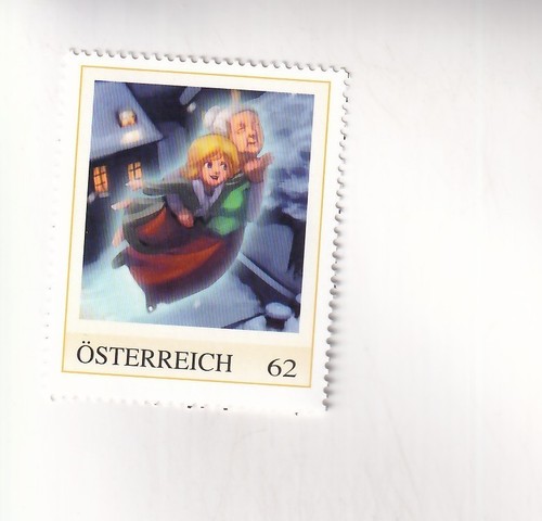 Timbre autriche contes de - timbre,