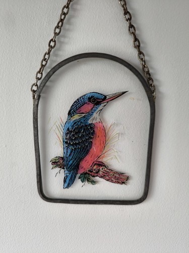 Cadre verre oiseau martin - en,