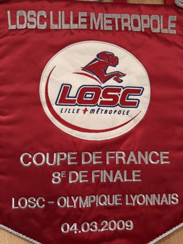 Football fanion brodé losc - football,