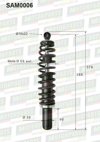 Paire amortisseurs suspensions - amortisseurs,