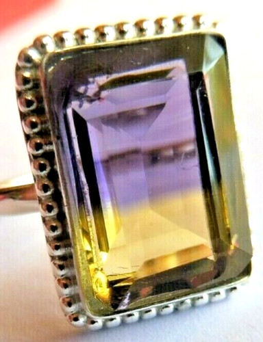 Bague amétrine précieuse - bague,