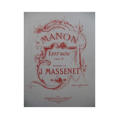 Massenet jules manon entr acte - jules, entr'acte
