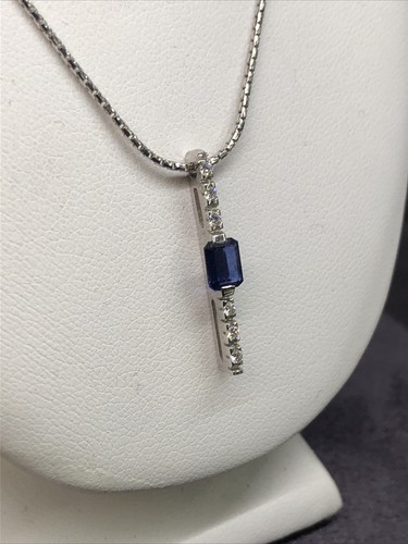 Collier saphir brillants - collier, et