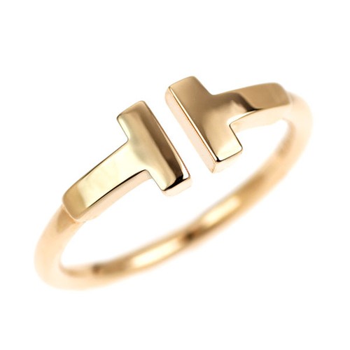 Bague tiffany k18pg - t,
