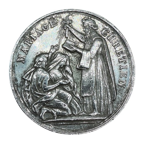 Medaille mariage argent - medaille,