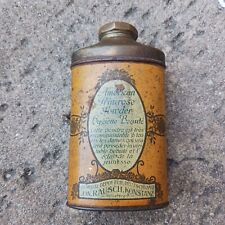 boite ancienne en métal poudre PRIMROSE hygiène beauté dames