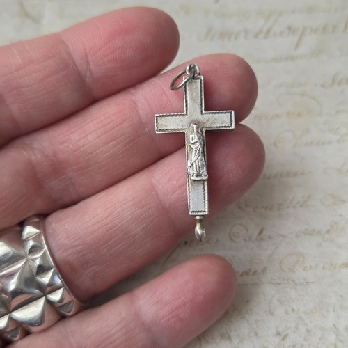 Croix reliquaire ancien - croix, milieu