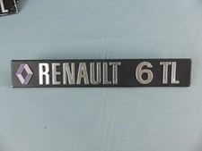 RENAULT 6 TL logo emblème