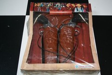 PISTOL CAP REVOLVER ET HOLSTER TWIN SET RARE