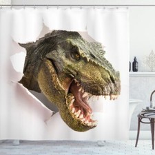 Dinosaure Rideau de Douche