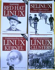 4 Livres Linux - Red Hat, SELINUX, Clusters Linux Haute Performance, Noyau Linux