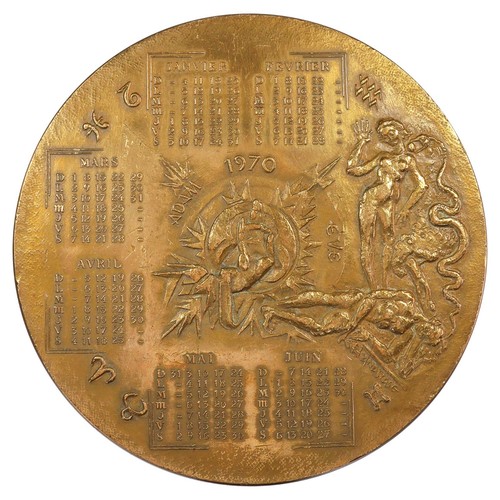 France médaille Calendrier