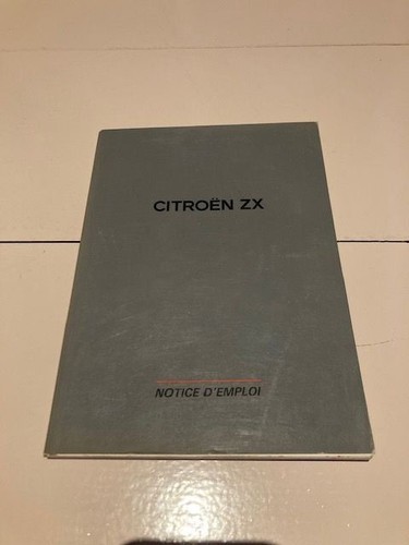 Citroen notice emploi - citroen, zx