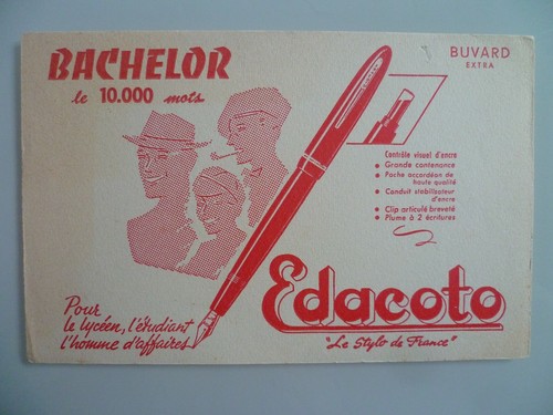 Buvard publicitaire ancien - buvard,