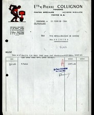 FONTAINE prés de GRENOBLE (38) FONDERIE / FONTE & ACIER "Pierre COLLIGNON" 1966