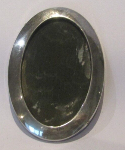 Cadre photo ovale argent - en,