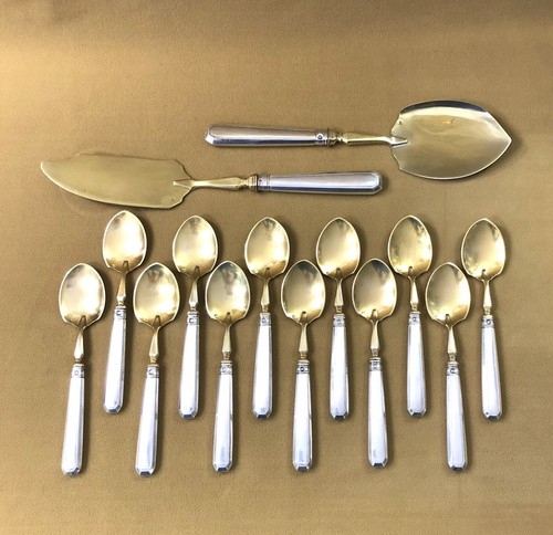 Service glace art deco - service,