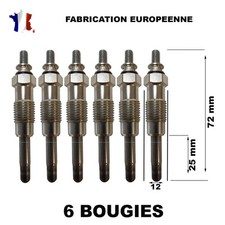 6x Bougie de préchauffage