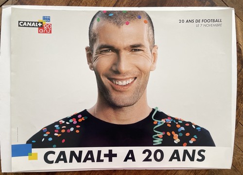 Zinedine zidane canal 20 - -, canal+