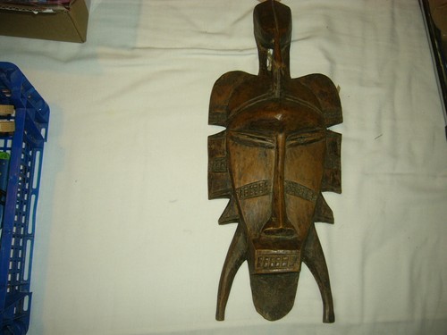 Masque africain ancien dioula - masque,