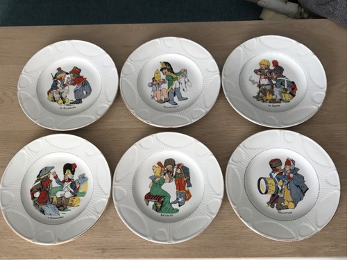 Lot assiettes parlantes - 6,