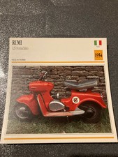 CARTE FICHE MOTO collection