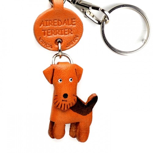 Porte clés chien cuir 3d - porte-clés,