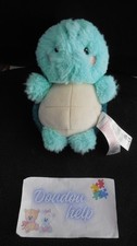 doudou peluche tortue vert