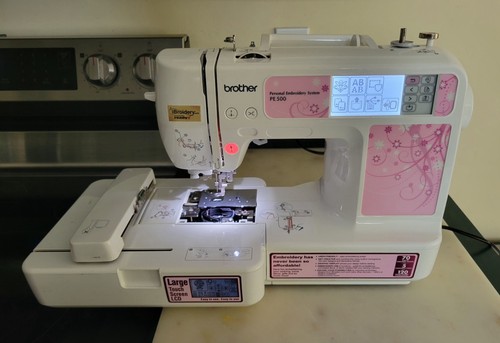 Brother pe500 embroidery white - pe500,