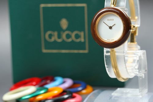 Avec boîte montre gucci - [avec,