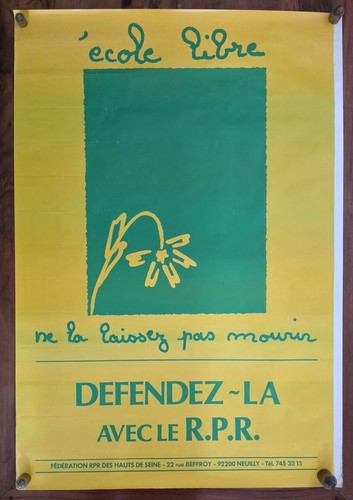 Affiche originale rpr - originale,