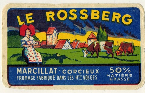 Etiquette fromage rossberg - etiquette, fromage-le